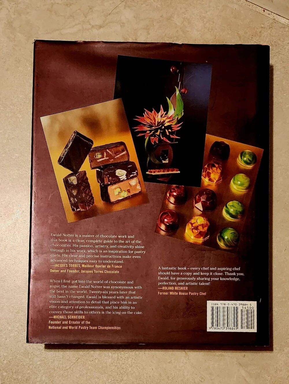 The Art of the Chocolatier Hardcover by Ewald Notter Professional Cookbook